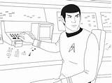 Spock Coloring Pages sketch template