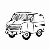 Van coloring Pages  ColoringLib sketch template