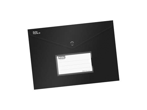 Plastic folder A5 with button - EU Supplies