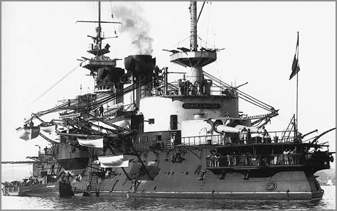 Vintage photographs of battleships, battlecruisers and cruisers.: French predreadnought ...