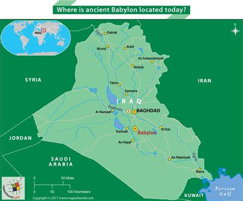 Map of Ancient Babylon Location