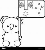 Australia Symbols Coloring Pages sketch template