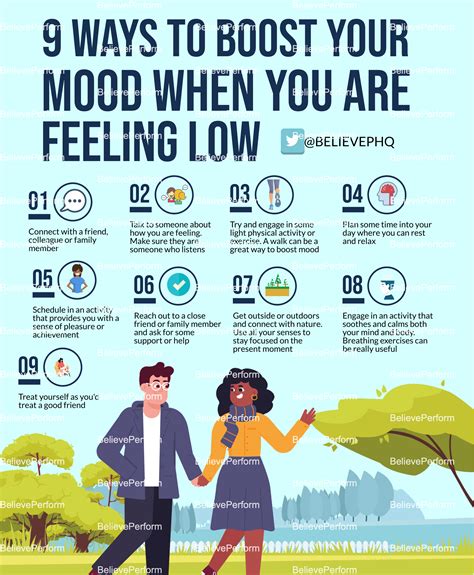 9 ways to boost your mood when you are feeling low - BelievePerform - The UK's leading Sports ...