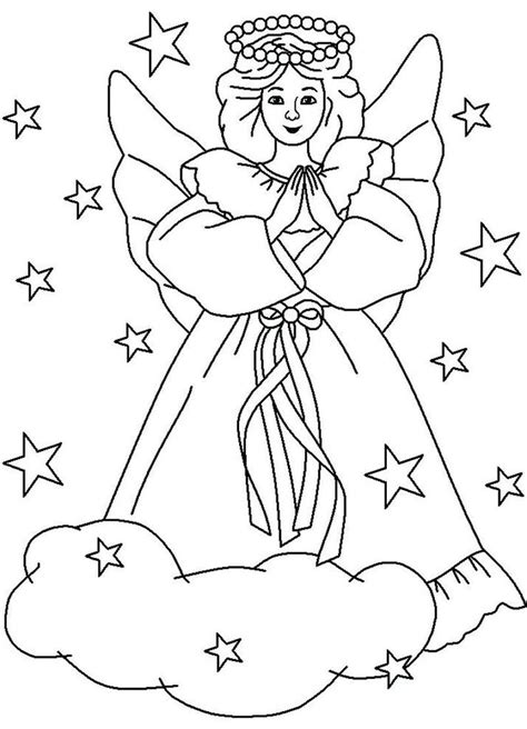 Angel Coloring Pages PDF - Coloringfolder.com | Angel coloring pages ...