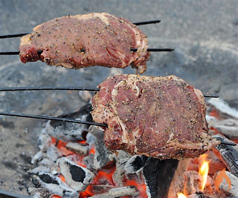 Campfire Steak on a Stick