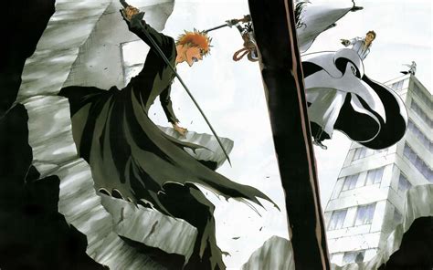 Wallpaper : anime, Bleach, ichigo, captain aizen, tousen, battle 1920x1200 - CoolWallpapers ...