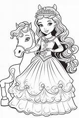 18 Free Princess Coloring Pages For Kids  Storiespub sketch template