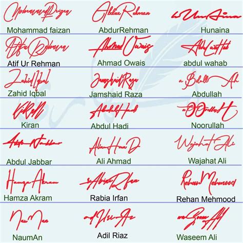 New Design Handwritten 21 Names Signature - Likhaari.com