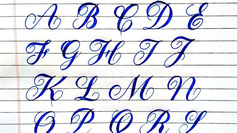 Fancy Letters A to Z | Cursive-Calligraphy for begineers - YouTube