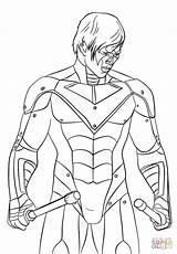 The Nightwing coloring Page  Free Printable Coloring Pages sketch template