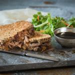 Toasted Chipotle Roast Beef Sandwich with Au Jus - Super Safeway