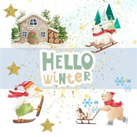 Cute Merry Christmas Card Design - MasterBundles