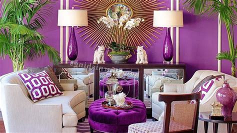 20+ Purple Living Room Ideas - HMDCRTN