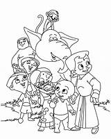 Chota Bheem Coloring Pages  Learny Kids sketch template