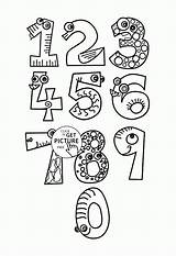 Coloring Pages Of Shapes And Numbers sketch template