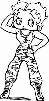 Betty Boop Printable Coloring Pages sketch template