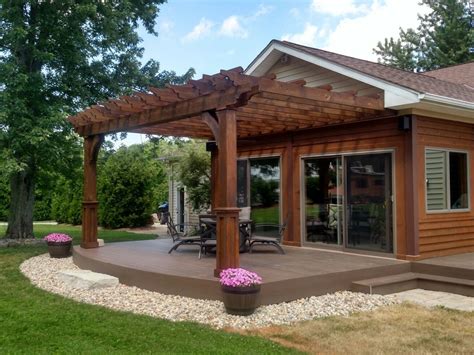 Pin by Chris Vogel on pergola decks | Deck with pergola, Pergola, Outdoor structures