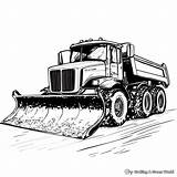 Snow Plow Coloring Pages  Free & Printable sketch template