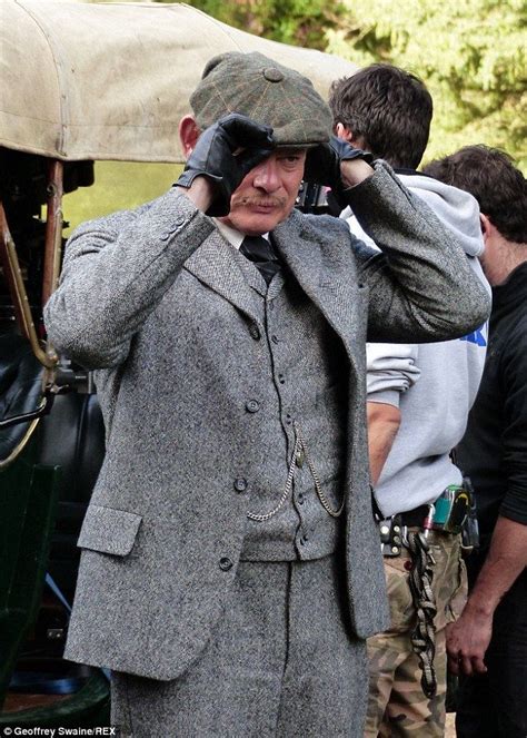 Martin Clunes filming of Arthur and George. Oct/Nov 2014 Martin Clunes, Arthur Conan Doyle, New ...