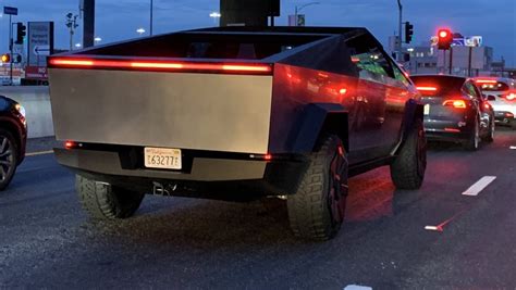 Tesla Cybertruck Spotted Near Lax Airport With Tow Hitch Exposed | My ...