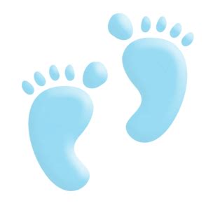 Footprints clipart baby boy, Footprints baby boy Transparent FREE for download on WebStockReview ...