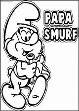 Papa Smurf Free Printable Coloring Pages  Wecoloringpagecom sketch template