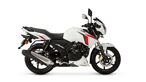 TVS Apache RTR 160 Pearl White Colour, All Apache RTR 160 Colour Images - BikeWale