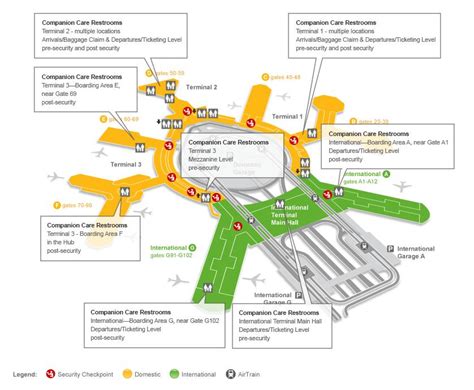 San Francisco Airport Map Gates