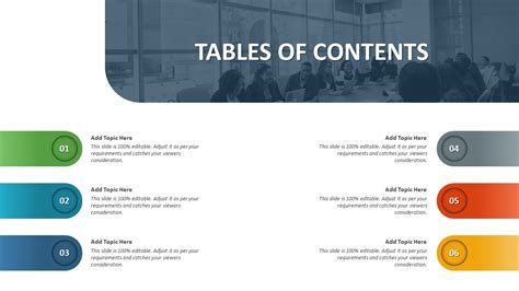 Table of Contents Presentation Design | PPT Templates