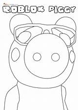 All Piggy Characters Roblox Coloring Pages sketch template