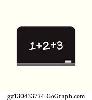 50 Black Board Simple Math Symbol Education Vector Clip Art | Royalty Free - GoGraph