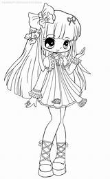 Chibi Coloring Pages sketch template