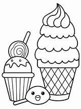 Ice Cream Coloring Page Sweet Treats For Creative Fun  Premium AI sketch template