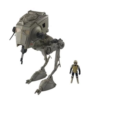 STAR WARS EMPIRE Strikes Back Scout Walker (AT-ST) Vehicle 1982 Kenner $114.74 - PicClick