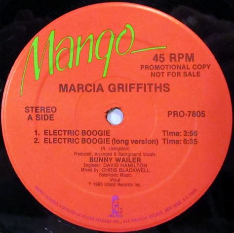 Marcia Griffiths - Electric Boogie (1983, Vinyl) | Discogs