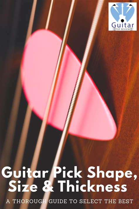 Guitar Pick Thickness, Shape, And Size | Guitar lessons tutorials, Guitar lessons for beginners ...