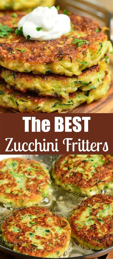 The BEST Zucchini Fritters | Zuchinni recipes, Veggie dishes, Recipes