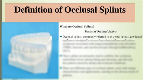 SOLUTION: Occlusal Splint Therapy An Overview Understanding Its Types ...