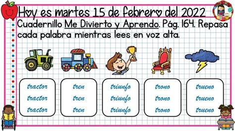 CUADERNO PARA REPASAR LAS SÍLABAS TRABADAS TR – TL – Imagenes ...