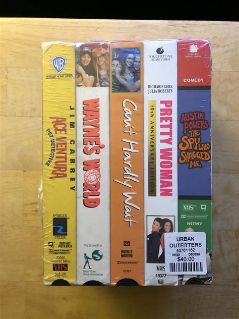 Just got this five-pack mystery VHS tape set from the mail yesterday ...