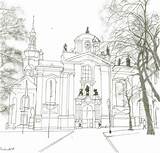 Monastery Coloring Pages sketch template