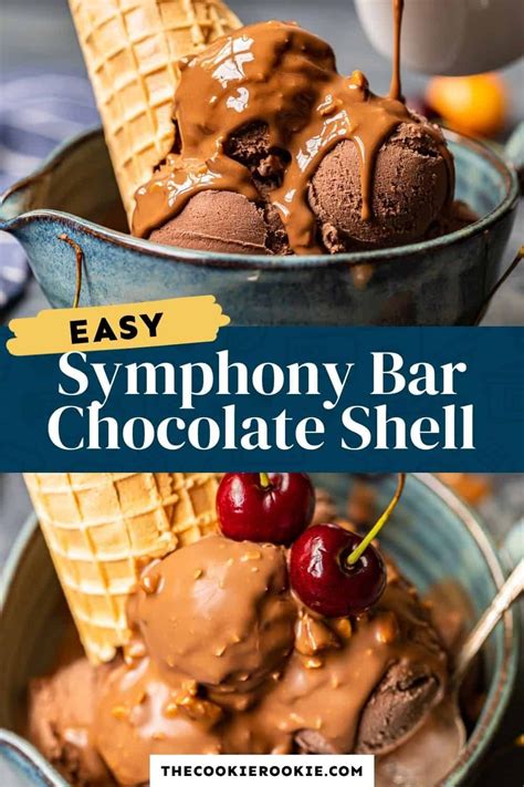 3 ingredient Symphony Bar Chocolate Shell is everything we love about classic magic shell ...