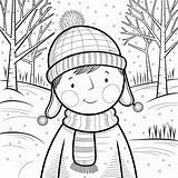 Winter coloring Pages  ColoringLib sketch template