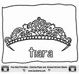 Coloring Pages Of Tiaras sketch template