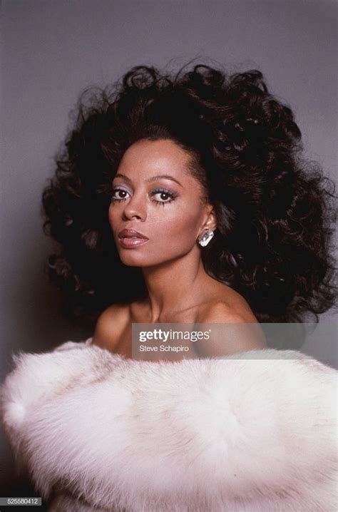 Diana Ross in White Fur | Diana ross, 70s photoshoot, Vintage black glamour