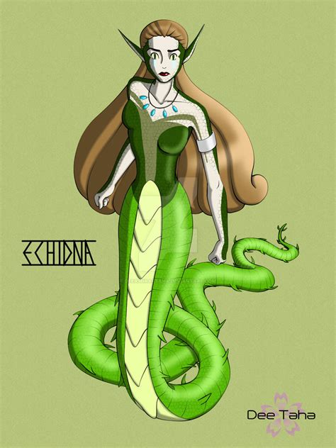 Echidna - Greek Mythology by DeeAshrafTaha on DeviantArt