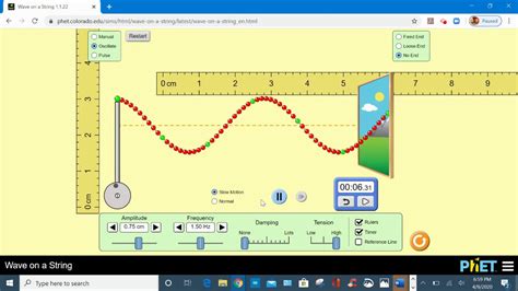 Wave On A String Phet Simulation