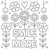 Coloring Pages Of Smiles sketch template