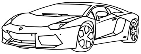 Learn how to draw a Lamborghini Aventador car - Easy drawings