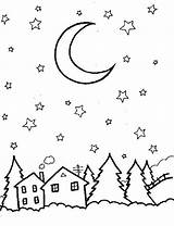 Sky Coloring Pages Printable sketch template